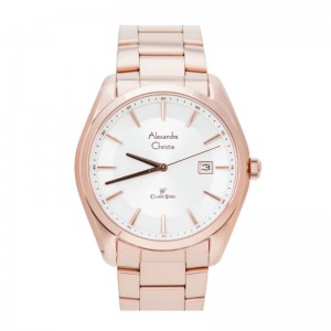 Alexandre Christie AC 8648 Rosegold White Man MDBRGSL